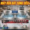Máy rửa bát công nghiệp sóng siêu âm kích thước 1m2